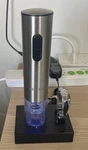 Secura Electric Wine Opener Stainless Steel Rechargeable Used. Price: $15.00.
