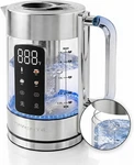 Digital Glass Electric Tea Kettle 1.7L With Color-changing Led New. Price: $74.99.