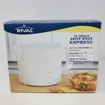 Rival Hot Pot Express 32OZ Electric Water Boiler & Cooker White 4071 Wn New. Price: $34.99.