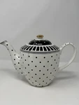 Grace's Teaware Josephine Black Pot & White Gold Top Coffee Bar New. Price: $37.97.