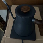 Nwob Fellow Staggs Ekg Pro Electric Kettle Stoneblue With Walnut Handle New. Price: $130.00.