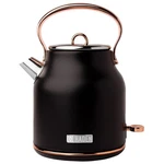Haden Heritage 1.7L Stainless Steel Electric Cordless Kettle Black/copper Open. Price: $62.00.
