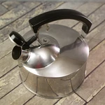 Farberware Whistling Kettle 2.5 Quart Stainless Mcm Teapot #7030 Korea Vtg Used. Price: $69.99.