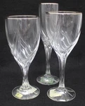 Lenox Debut Platinum Group Of Water Goblet Iced Tea And Champagne Flute New. Price: $68.88.