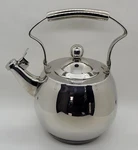 Well Equipped Kitchen 18/10 Stainless Steel Stove Top Kettle Teapot, Cup Used. Price: $45.00.