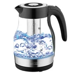 Brentwood Glass 1.7 Liter Electric Kettle Tea Infuser Black New. Price: $62.51.