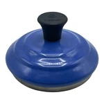Creuset Enamel Over Steel Whistling Tea Kettle 1.7 Qt Blue Lid Only Used. Price: $23.99.
