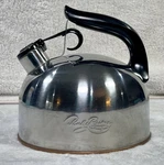 Vintage Revere Ware 1801 Whistling 6 Cup Tea Kettle CU14G Copper Bottom Used. Price: $22.00.