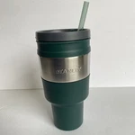 Stanley Utility Double Wall Insulated Xl Travel Cold Cup Tumbler 32 Oz Green Used. Price: $11.00.