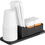 Navaris Small Coffee Station Organizer - Tea Condiment Supplies Holder New. Price: $14.73.