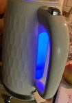 Used Black & Decker Honeycomb Collection Rapid Boil 1.7L Electric Kettle White. Price: $19.99.
