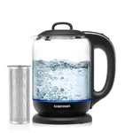 Chefman 1.7 Liter Electric Kettle With Tea Infuser, Cordless Assorted Styles New. Price: $46.28.