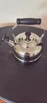 Creuset Stainless Steel 1.7 Qt Tea Kettle Whistling Spout N21029 Nice Used. Price: $48.00.