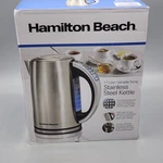 Hamilton Beach Variable Temperature Kettle 1.7 Liter Stainless Steel 41022F New. Price: $39.99.
