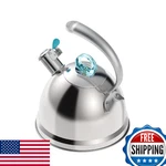 Harriet Tea Kettle Stovetop, 2.5 Quart Whistling Stainless Steel Pot, 3-LAYE New. Price: $107.48.