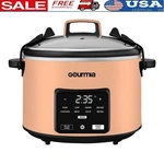 Programmable Slow Cooker 4.5QT Electric Presets Keep Warm Feature Peach New. Price: $35.13.