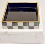New Mackenzie-childs Ceramic Cocktail Napkin Holder. Price: $150.00.