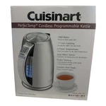 Cuisinart Perfectemp Cordless Programmable Kettle Model CPK-17P1 Open. Price: $82.00.