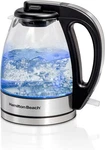 Hamilton Beach Glass Electric Tea Kettle, Water Boiler & Heater, Liter, 1500 New. Price: $49.49.