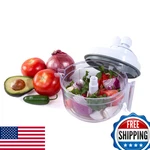 Salsa Master Manual Food Processor Chopper Mixer Blender Maker New. Price: $48.72.