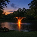 Floating Pond Fountain 7K-10K Gph 1HP 125FT Power Cord Aerator Light Kit New. Price: $800.00.
