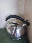 Farberware Tea Kettle Stainless Steel To 10 Cups COOO98 Whistling Hot Water Used. Price: $18.99.