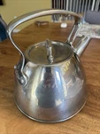 All-clad Stainless Steel No- Whistling Tea Kettle 2 Qt Pot Read Used. Price: $29.99.