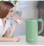 Cooktron 1.7L Electric Kettle Quiet, Double Wall Hot Water Boiler Bpa-free, Q... New. Price: $22.00.