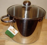 Smilla Ipac Stainless Steel 24 Cm 9.5 Stock Pot Glass Lid Triply 18/10 New. Price: $37.90.