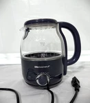 Elite Gourmet EKT1220DB 1.2L Electric Bpa-free 1200W Glass Kettle Open. Price: $20.00.