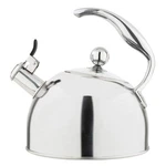Viking 2.6-QUART Satin Stainless Steel Whistling Kettle With 3-PLY Base New. Price: $127.49.