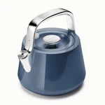 Caraway Home 64OZ Whistling Tea Kettle Navy: Stainless Steel Stovetop New. Price: $93.99.