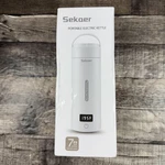 Sekaer Portable Electric Travel Kettle Black Stainless Steel 300W 380ML Boildry Open. Price: $25.99.