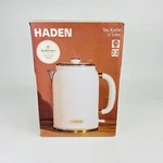Haden 1.7L Electric Kettle Hearth & Hand With Magnolia Cream/gold Tea Boiler Used. Price: $45.00.