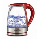 Brentwood KT-1900R 1.7L Cordless Glass Electric Kettle, Red (KT1900R) New. Price: $42.25.