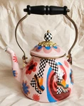 Mackenzie Childs Kettle Lets Go Limited Edition 2QT Nwt - Open (no Box). Price: $215.00.