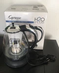 Capresso 259 H2O Plus Glass Water Kettle, Polished Chrome Used. Price: $44.99.
