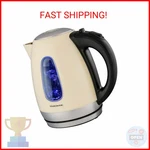 Ovente Electric Kettle, 1.7L Stainless Steel Water Heater And Boiler For Coffee New. Price: $58.81.