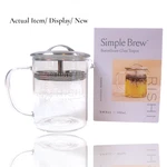 Rishi Simple 13.5 Oz Brew Borosilicate Glass Teapot W/ Built-in Strainer New. Price: $28.95.