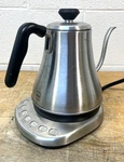 Willow & Everett Gooseneck Electric Kettle W/ Temperature Control, 1L - Silver. Used. Price: $30.00.