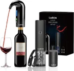 Rechageable Electric Wine Opener Gift Set, Aerator Dispenser New. Price: $63.99.