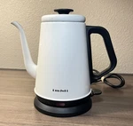 Dmofwhi Gooseneck White/ Black Electric Kettle 1.0L Stainless Steel 1000W Used. Price: $20.00.