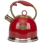 Luxgrace Kettle Stovetop Whistling Teapot Stainless Steel Red 3.0-QUART New. Price: $48.95.