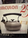 Circulon Quart Whistling Teakettle 54925- New Box!. Price: $49.99.