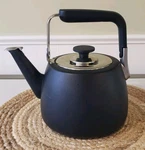 Sur Table 2 Qt Heavy Gauge Stainless Steel Whistling Tea Kettle Matte Black Used. Price: $36.75.