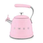 Smeg Stainless Steel Stovetop Whistling Kettle 2.3L /2.4QT Capacity -mild Pink New. Price: $214.90.
