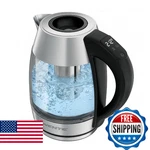Ovente Electric Tea Kettle With Temperature Control, Removable Infuser, Easy New. Price: $107.48.