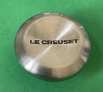 Creuset 1.4 37MM Small Round Stainless Steel Cookware Replacement Knob Only Used. Price: $22.95.