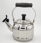 Creuset Whistling Tea Kettle Stainless Steel 1.2 Quart / 1.1 Liter N14024 Used. Price: $68.87.