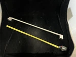 Ge Cafe Brushed Stainless Steel Handle 33-3/4 Center To Holes Used. Price: $55.00.